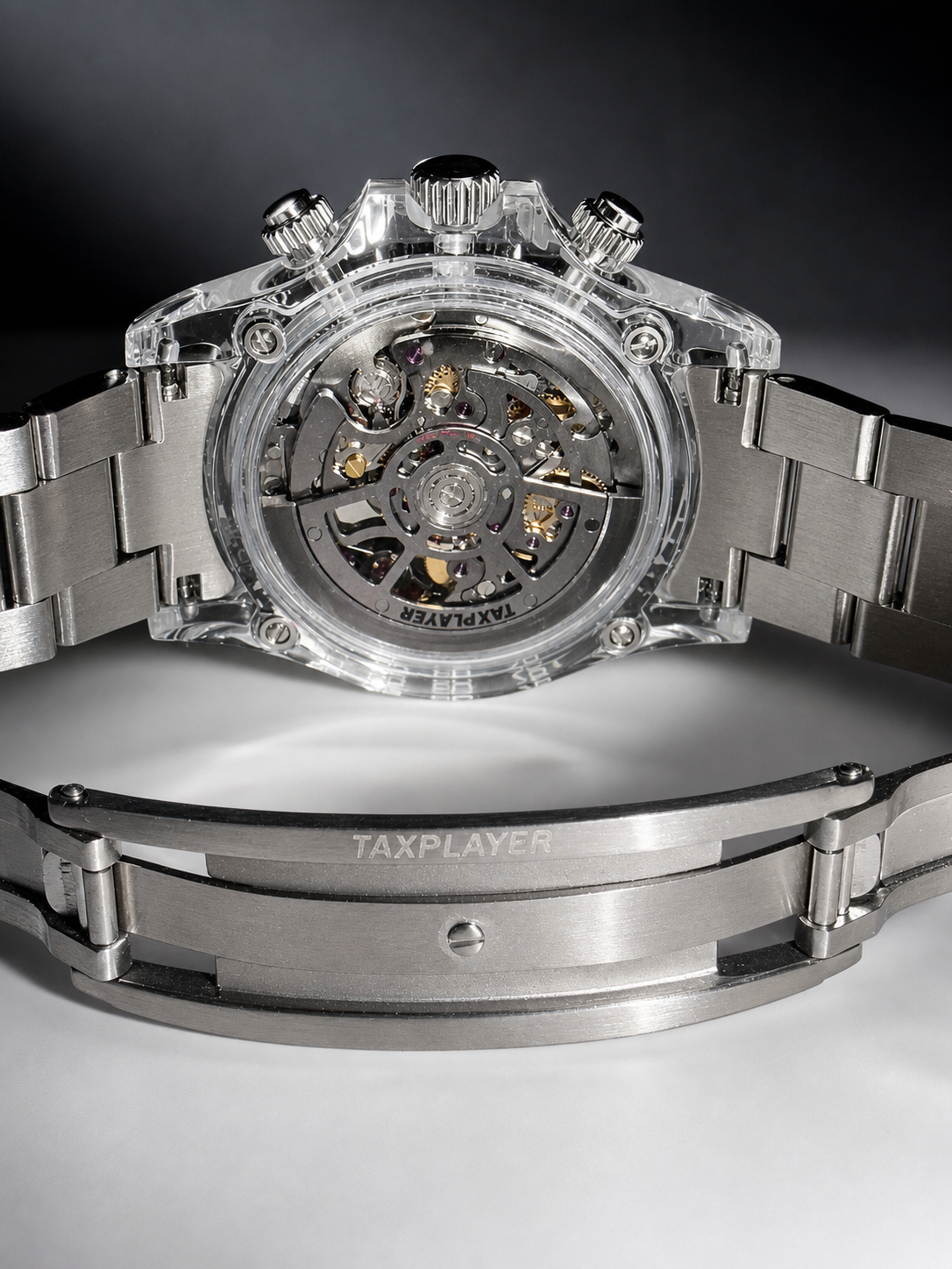 TIME WILL TELL Transparent Chronograph - Image 3